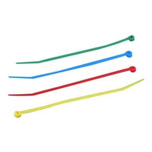 Kabelbinder Farbset, 100 Stück, 150 x 3,6 mm