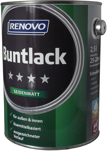 2,5L Renovo Seidenmattlack Taubenblau RAL5014