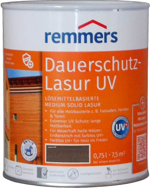 750ml Remmers Dauerschutz-Lasur UV Palisander