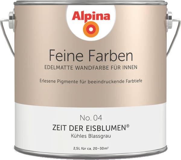 2,5L ALPINA Feine Farben Zeit der Eisblumen No.04