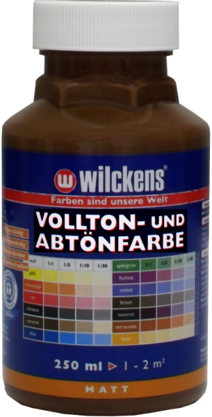 250ml WILCKENS Vollton- und Abtönfarbe braun