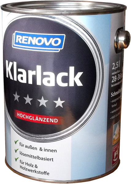 2,5L Renovo Klarlack Hochglanz aromatenfrei