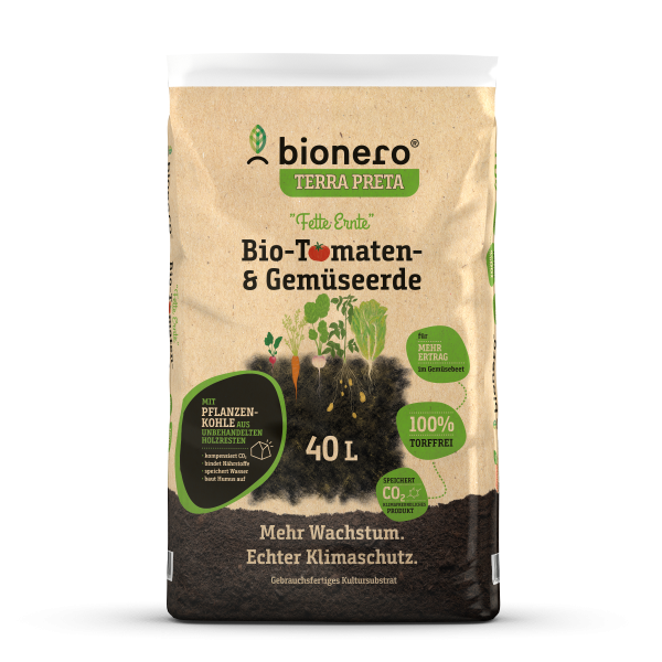 40L bionero Bio-Tomaten-&Gemüseerde "Fette Ernte" terrapreta