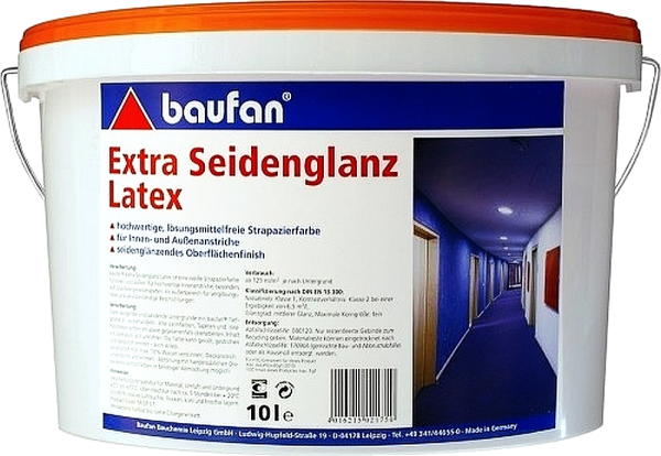 10L BAUFAN Extra Seidenglanz Latex E.L.F.