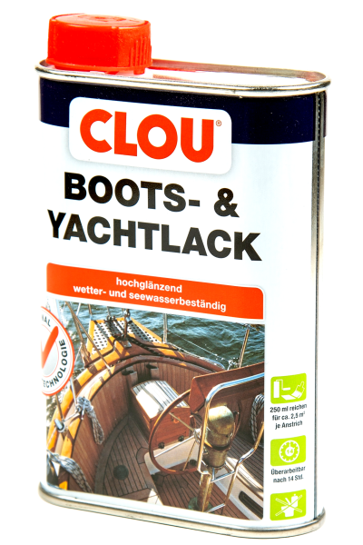 250ml Clou Boots- & Yachtlack transparent