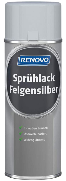 400ml Renovo Sprühlack Felgensilber