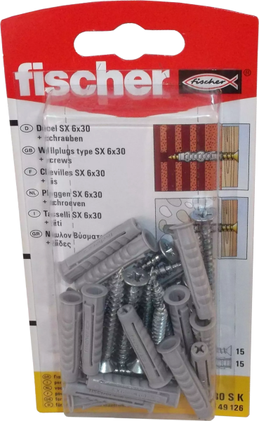 Fischer Universaldübel SX 6 x 30 SK