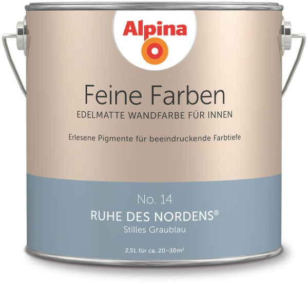 2,5L ALPINA Feine Farben Ruhe des Nordens No.14