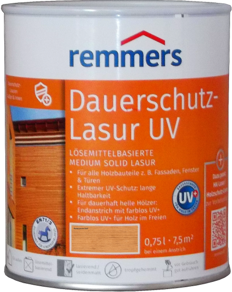 750ml Remmers Dauerschutz-Lasur UV Pinie Lärche