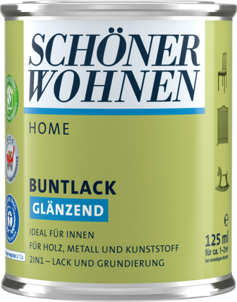 125ml Schöner Wohnen Home Buntlack glänzend, 6129 Limettengrün