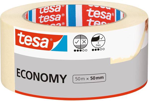 tesa Malerband Economy Länge 50m, Breite 50mm