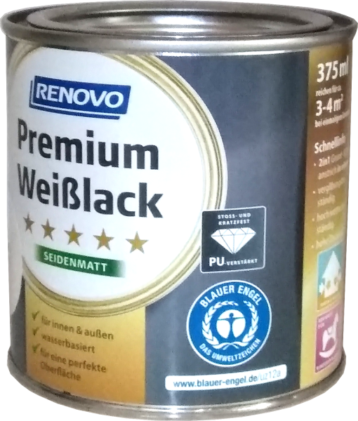 375ml RENOVO Premium Weißlack Seidenmatt Altweiss 0096