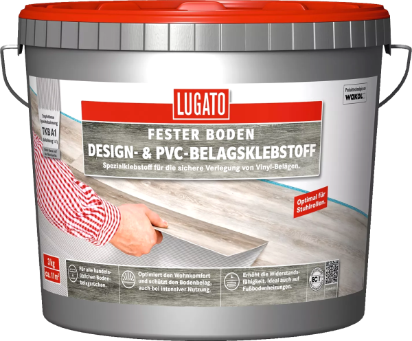 3kg Lugato Design- & PVC-Belagsklebstoff