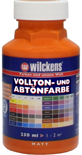 250ml WILCKENS Vollton- und Abtönfarbe reinorange