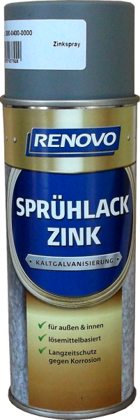 400 ml Renovo Zinkspray Kaltgalvanisierung