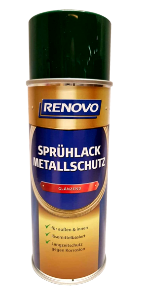 400ml Renovo Sprühlack Metallschutz Grün glänzend
