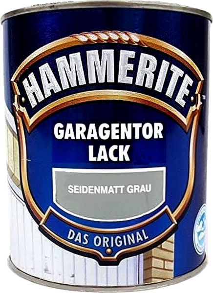 750ml Hammerite Garagentorlack seidenmatt grau