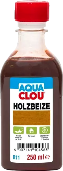 250ml Clou Aqua Beize eiche mittel
