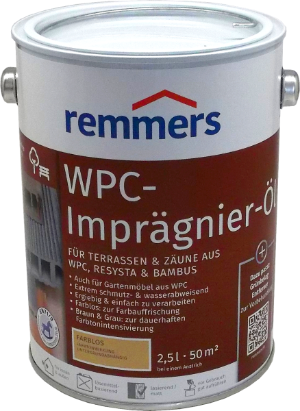 2,5 L Remmers WPC-Imprägnier-Öl Farblos