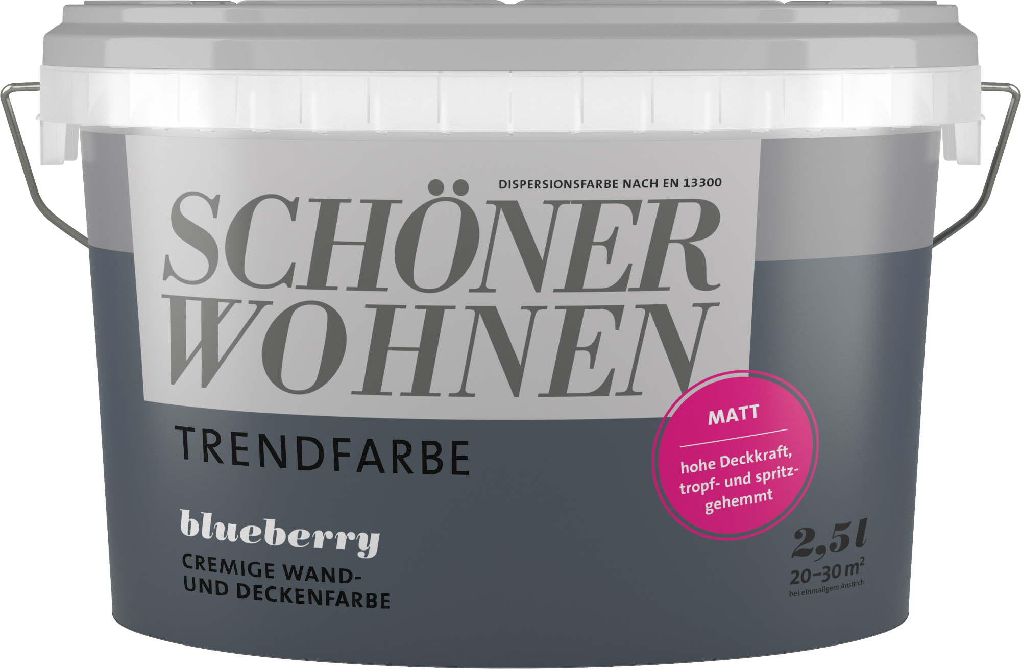 2,5L Schöner Wohnen -Trend Wandfarbe matt Blueberry | Wandfarben | Farben &  Lacke | Baumarkt-Onlinehandel