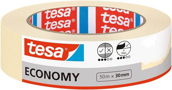 tesa Malerband Economy Länge 50m, Breite 30mm