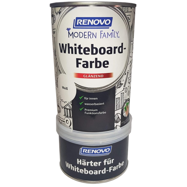 1L Renovo Whiteboard-Farbe weiss glänzend