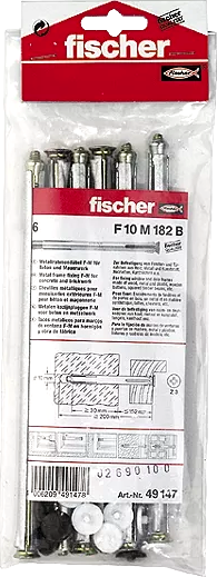 Fischer Metallrahmendübel F 10 M 182 B
