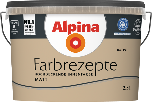 2,5L ALPINA Farbrezepte Tea Time, Matt