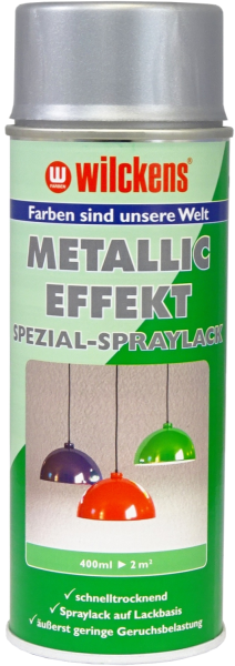 400ml Wilckens Metallic-Effekt Spezial-Lackspray silber