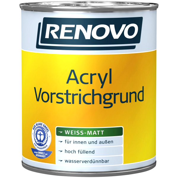375ml Renovo Acryl - Vorstrichgund weiß
