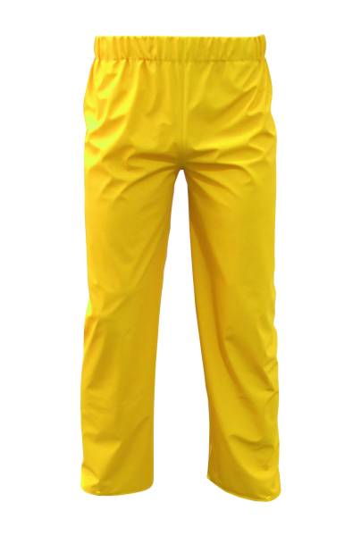 PU-Stretch-Regenbundhose gelb reißfest Gr. L